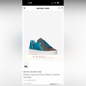 Michael Kors leather sneaker